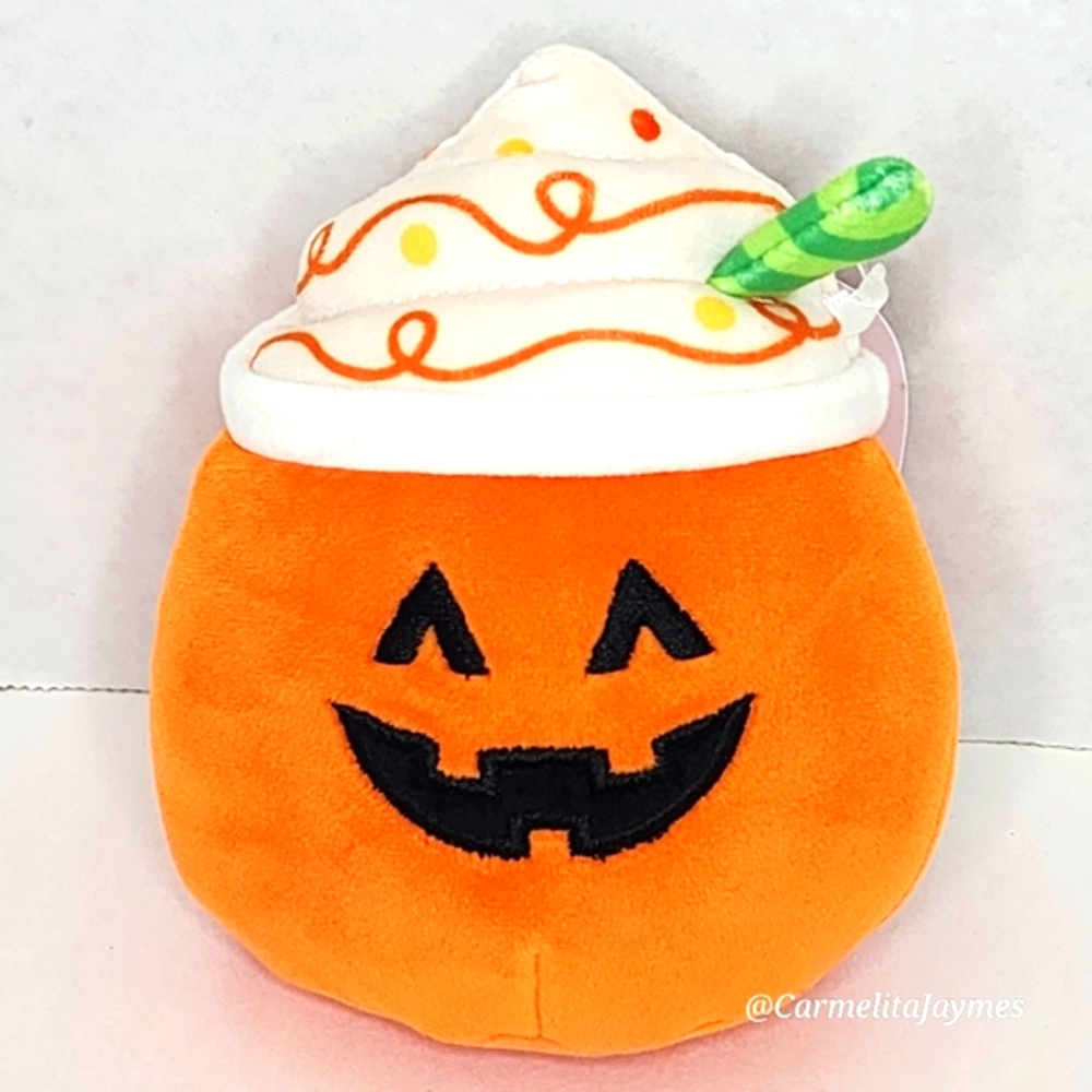🎃 LESTER 🧉Pumpkin Spice Drink Halloween 2023 Original Squishmallow ☆ NWT ☆